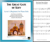 The Great Gate of Kiev Level 1 - Cover sheet & 1st page