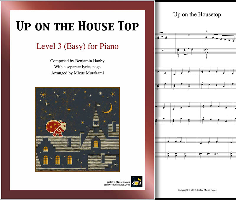 Up on the Housetop Level 3 - Cover sheet & 1st page