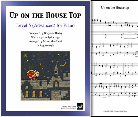 Up on the Housetop Level 5 | Ragtime | Cover & page 1