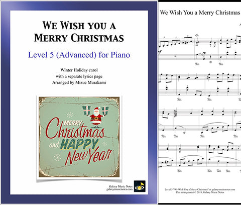 We Wish You a Merry Christmas Level 5 - Cover & 1st page
