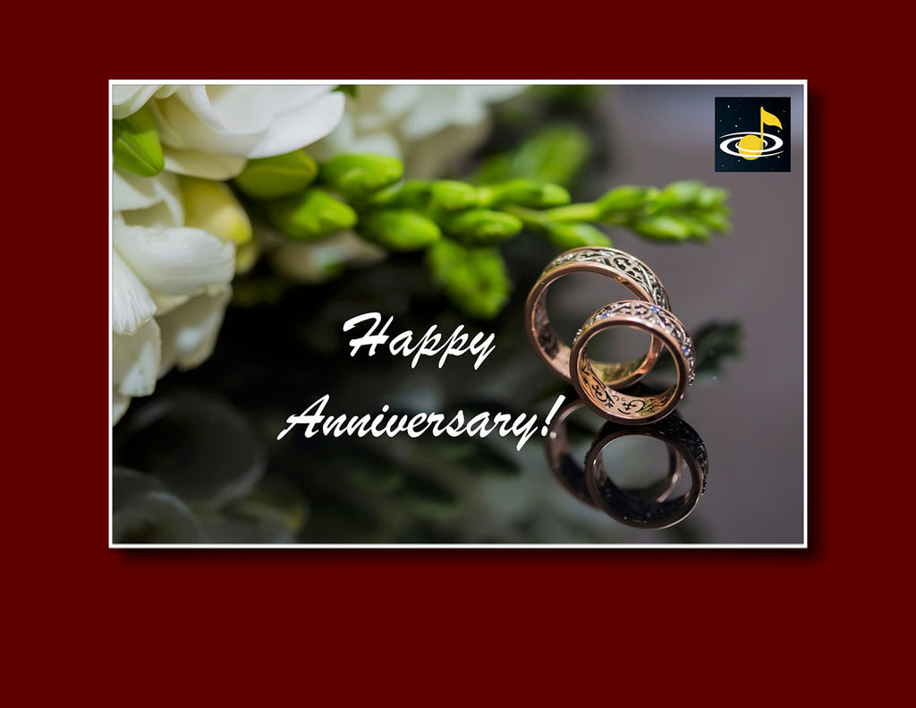 eGift Card: Wedding Anniversary - from Galaxy Music Notes